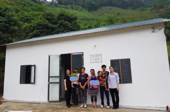 Căn nhà tình thương của gia đình anh Giàng Seo Phử, ở vùng xa thuộc tỉnh Yên Bái